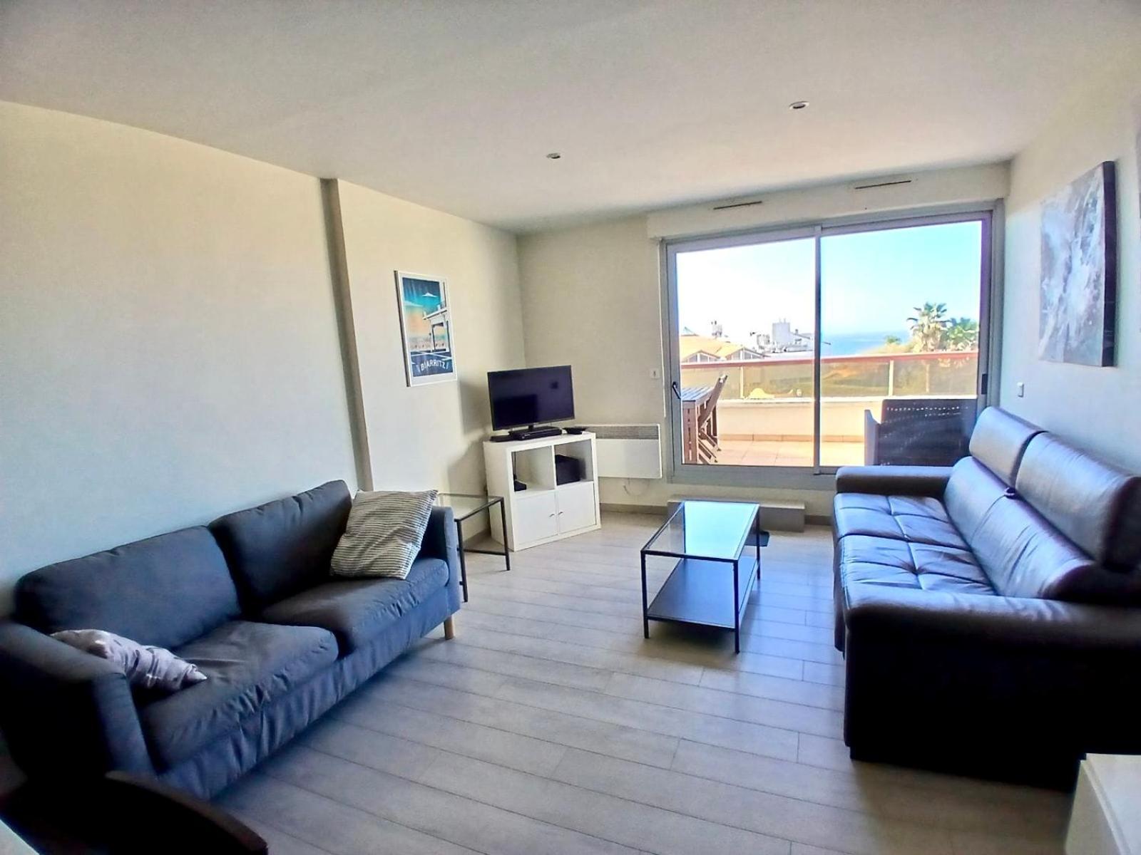 Vue Sur Mer Et Plage De Marbella Biarritz Exteriér fotografie